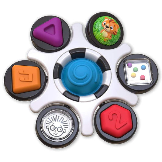 Baby Einstein Curiosity Clutch Twist & Pop Rattle Sensory Infant Toy For Ages 3 - 36 months