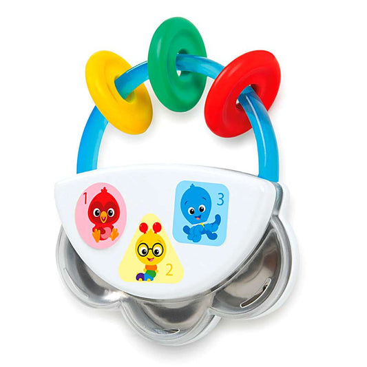 Baby Einstein Tiny Tambourine, Baby Musical and Rattle Toys for Ages 3-36 Months