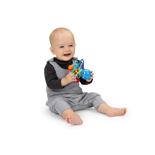Baby Einstein Ocean Explorers Opus's Shake and Soothe, Teether Toy for Ages 0 Months Up