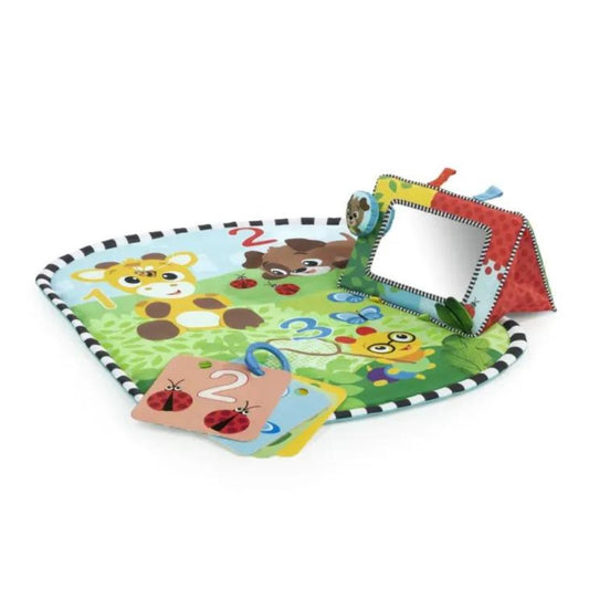 Baby Einstein Discovery Garden Tummy Time Mat & Mirror For Baby