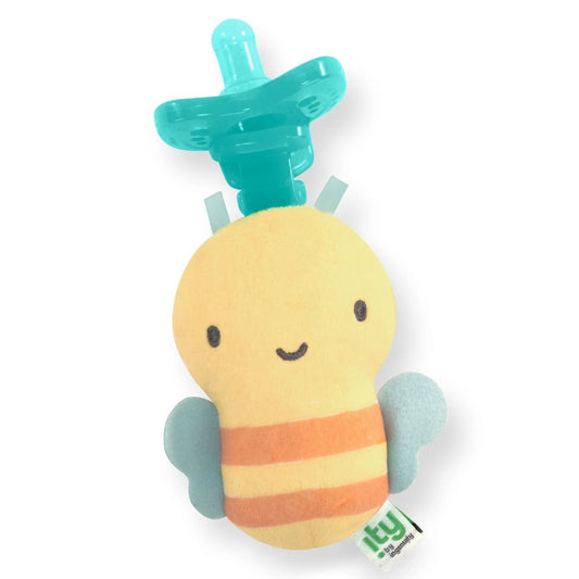 Kids II Ingenuity Cozy Coo Soothing Pacifier w/ Plushie Bomby The Bumblebee For 0-36 Months