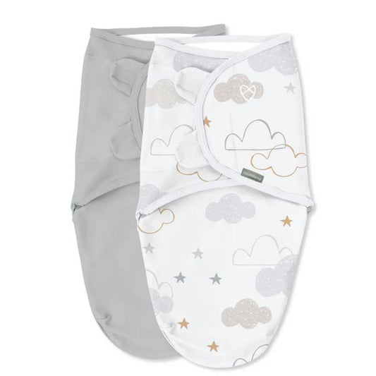 SwaddleMe Original 2-pack 100% Cotton Space & Clouds Theme
