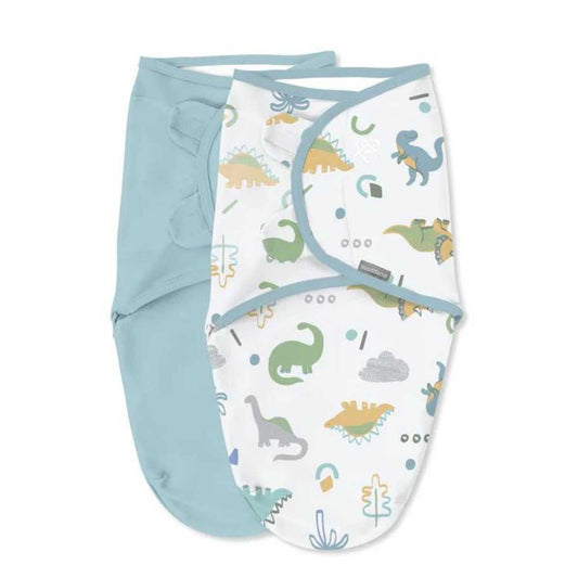 SwaddleMe Original 2-pack 100% Cotton Tropical Dino Theme