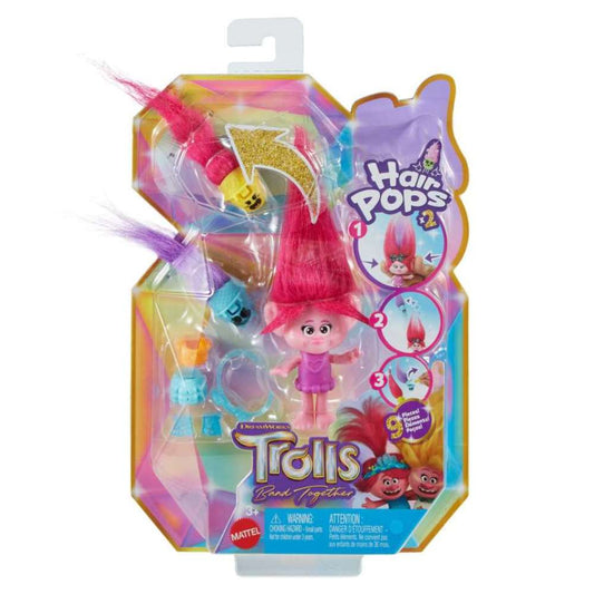 Trolls Band Together Small Dolls Hair Pops Pink