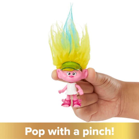 Trolls Band Together Small Dolls Hair Pops Yellow
