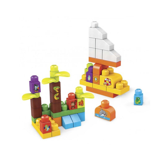 Mega Bloks Island Sailboat Building Set