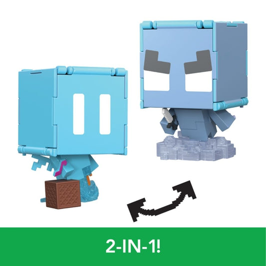 Minecraft  Flippin’ Figs 2in1 Fidget Play Magic Mobs Figure
