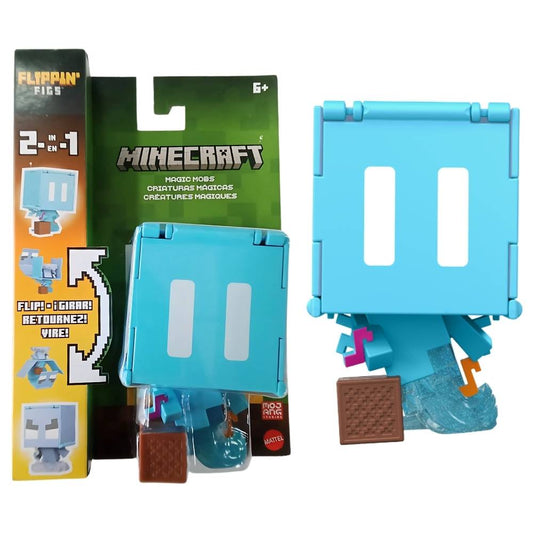 Minecraft  Flippin’ Figs 2in1 Fidget Play Magic Mobs Figure