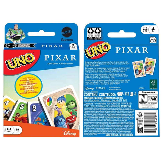 Mattel Games UNO Pixar Uno Card Game
