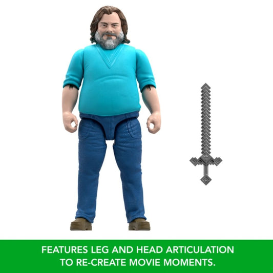 Minecraft Movie Steve Large-Scale 12" Action Figure