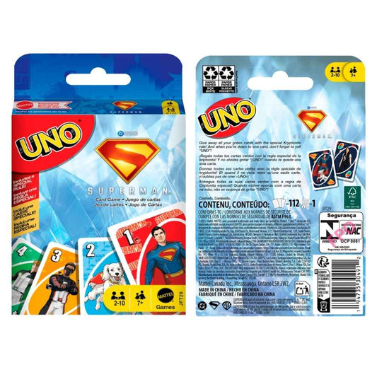 Mattel Games UNO Superman Card Game