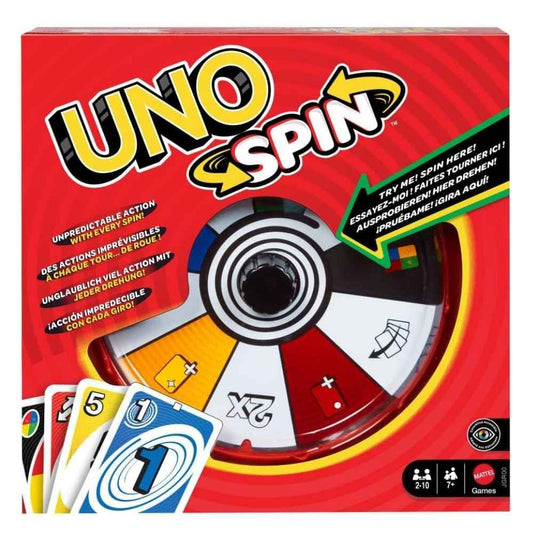 Mattel Games Uno Spin Card Game