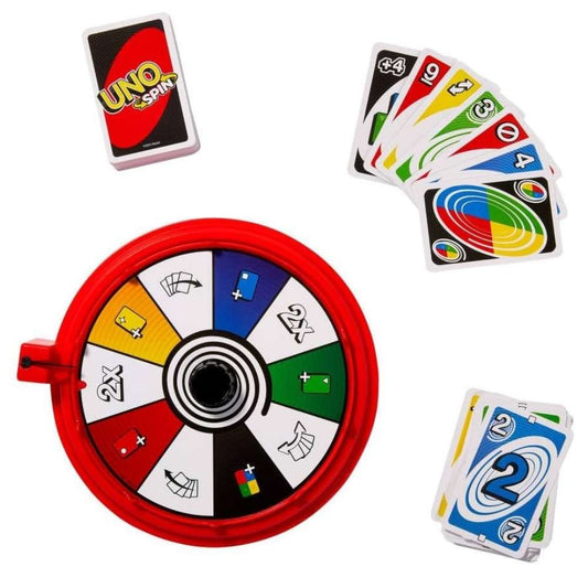 Mattel Games Uno Spin Card Game
