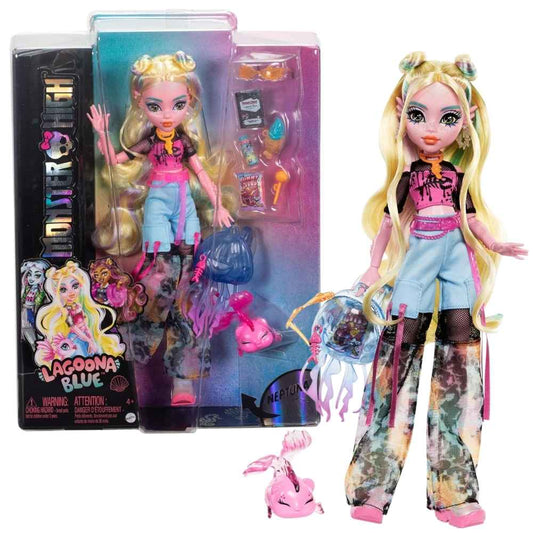 Monster High Lagoona Blue Fashion Doll with Pet Neptuna