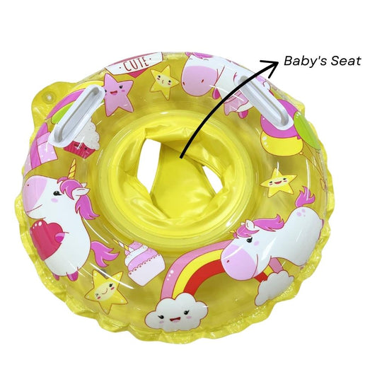 Jilong Unicorn Baby Seat Inflatable Swim Ring (57 cm)
