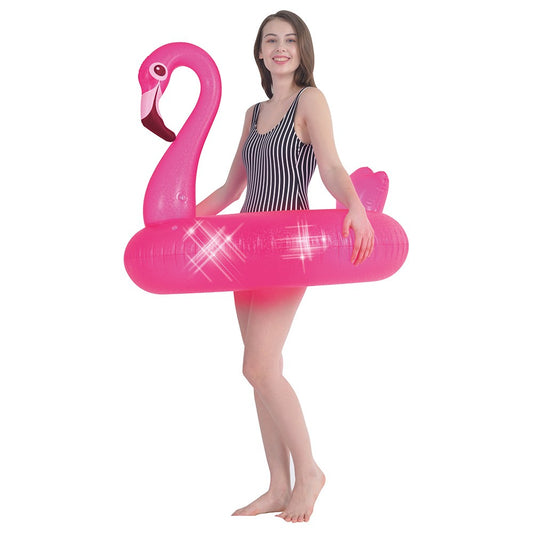 Jilong 41.5" Mosaic Flamingo Tube Swim Ring