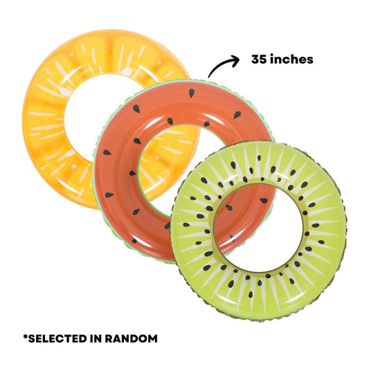 Jilong 35" Swim Tube Floaters (Kiwi, Watermelon, Orange)