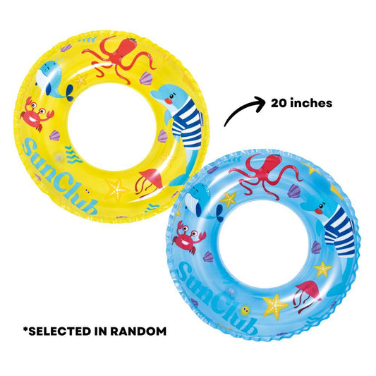 Jilong 20 Inches Inflatable Ocean Swim Ring Floater