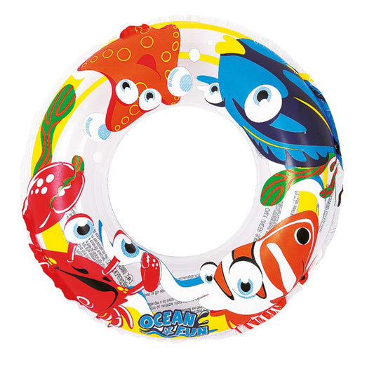 Jilong 20" Ocean Fun Swim Ring For Kids
