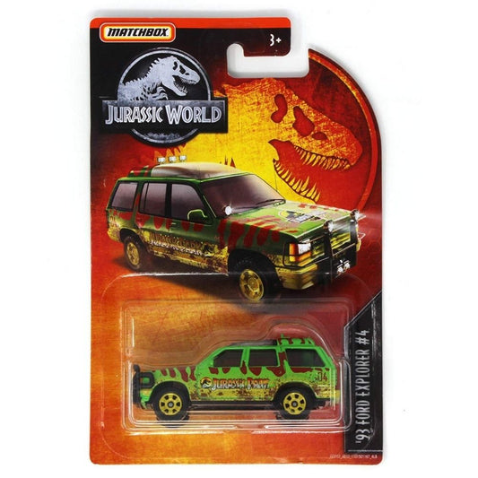 Matchbox Jurassic World Die-Cast Vehicles ('93 Ford Explorer #4)
