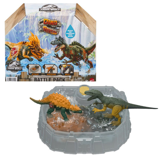 Jurassic World Rebirth Saga Dino Reveal Battle Pack