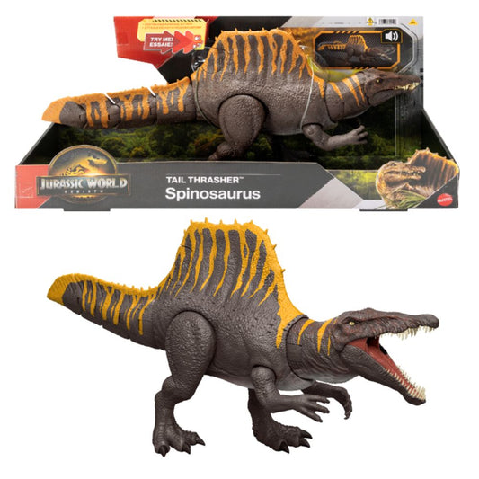 Jurassic World Rebirth Saga Feature Tail Thrasher Spinosaurus