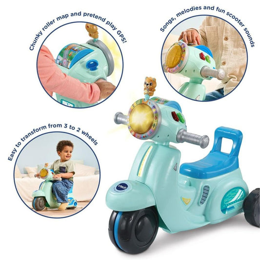 Vtech 2-in-1 Ride & Balance Scooter Ride-On