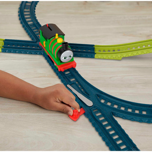 Thomas and Friends Percy 6 in 1 Train Set - Thomas and Friends Train Set, Engine and Track, Motorized Train, Great Gift for Boys, Great Gift for Girls, Toys for Girls, Toys for Boys, Kids ages 3 years and above