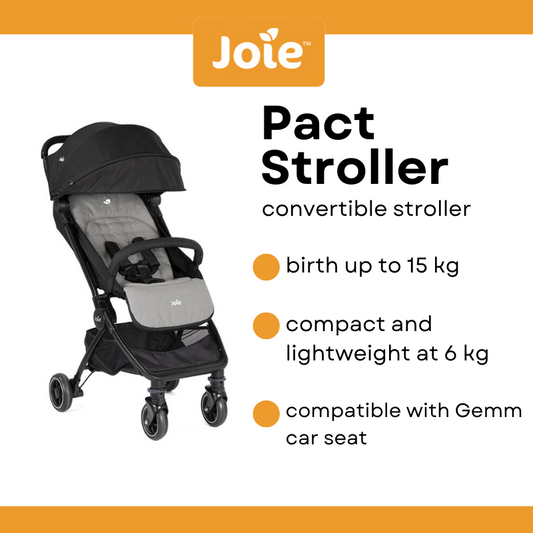 Joie Pact with Accessories (Ember)