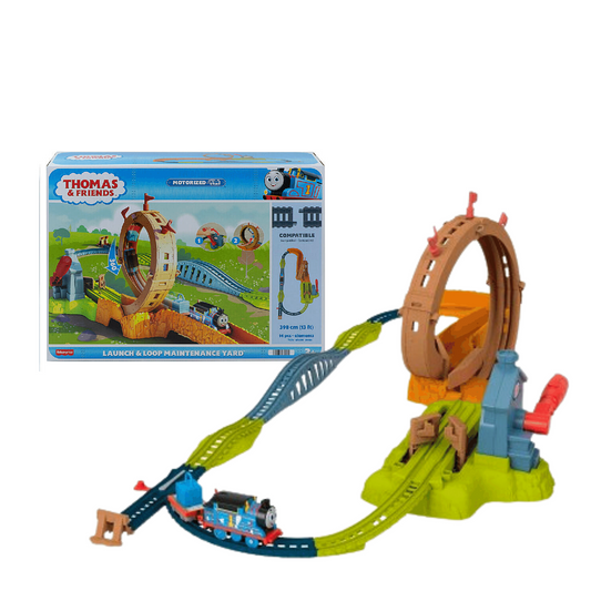 Thomas and Friends Launch and Loop Maintenance  Yard Toy Train Set with Motorized Thomas - Train Set,  Engine and Track, Motorized Train, Thomas and Friends Train Set, Great Gift for Boys, Great Gift for Girls, Toys for Kids, Kids Ages 3 years and up