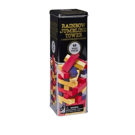 Spin Master Games, Classic Wood Rainbow Tumbling Tower