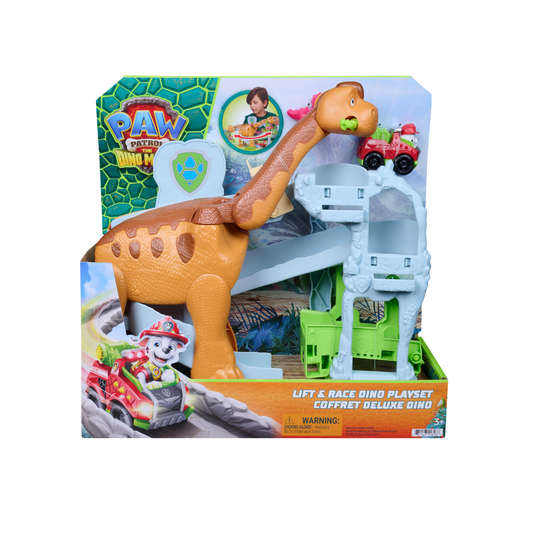PAW Patrol The Dino Movie Lift & Race Dino Playset