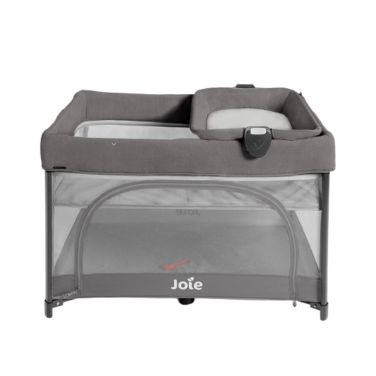 Joie Sesame™ LX One-Hand Fold Playard with Bassinet & Changer  - Thunder