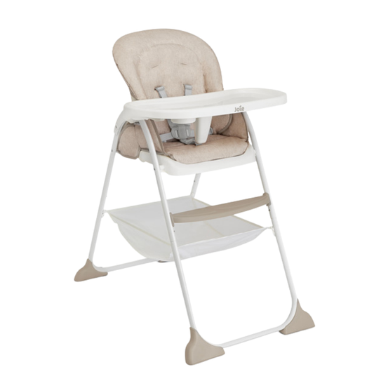 Joie Mimzy Snacker™  High Chair - Taupe