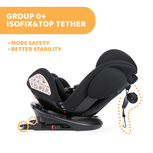 Chicco Unico Plus Air Baby Car Seat 0-36 kg ISOFIX Reclining Child Car Seat