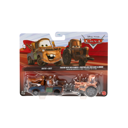 Disney Pixar Cars Scale Die-Cast Character Vehicle 2-Pack (958H) - Toy Car Sets for Kids and Collectors, Ages 3 Years and Above