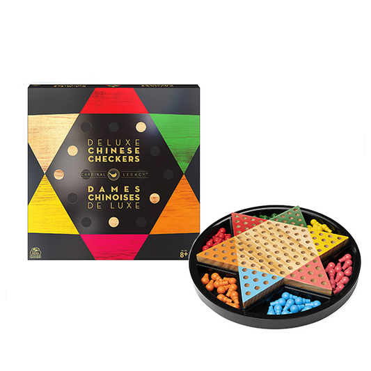 Spin Master Games Legacy Deluxe Chinese Checkers Classic Original Game Set