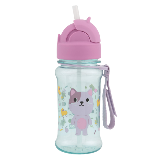 Skip Hop Besties Squad Straw Bottle- Cat