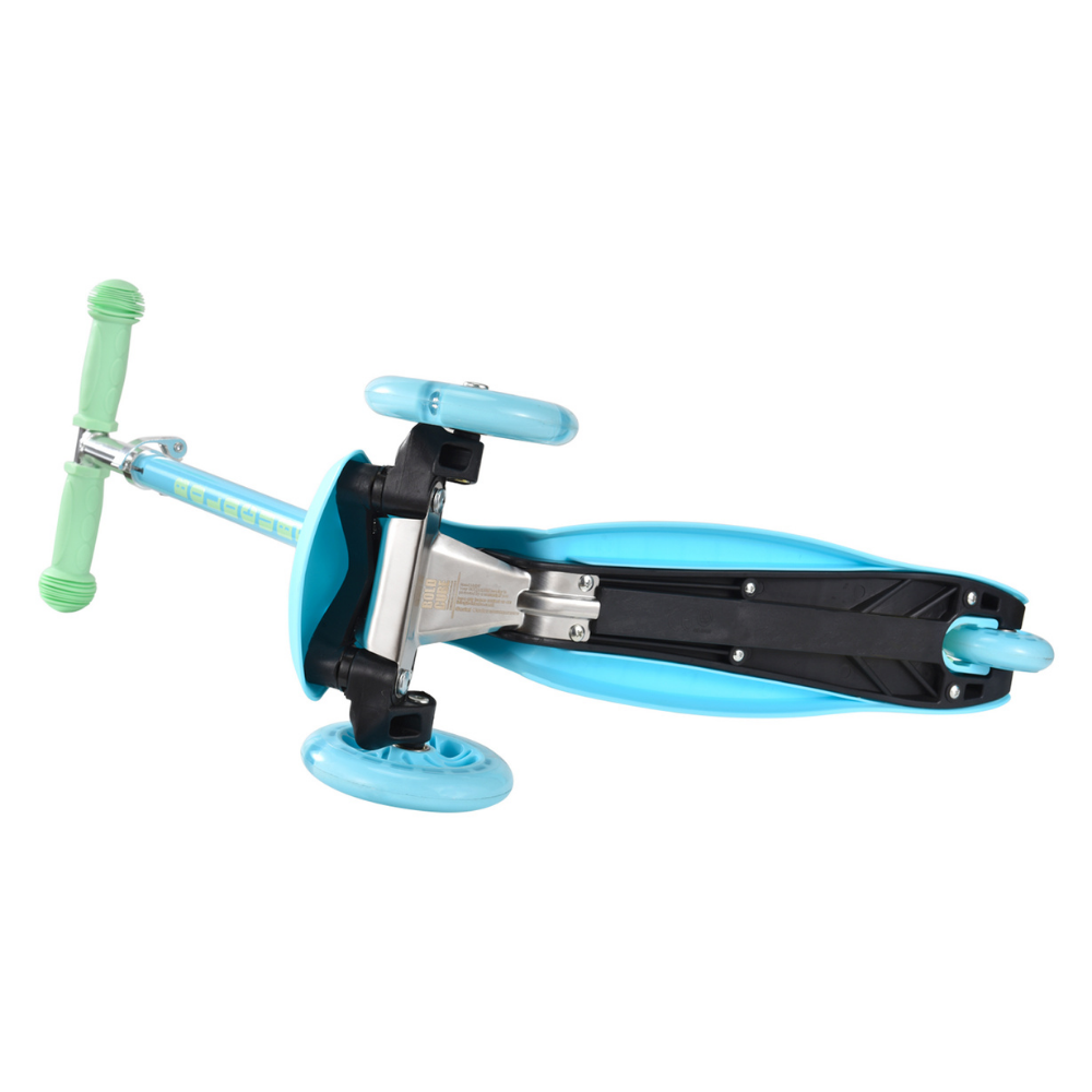 Boldcube Teeny 3-Wheel Kids Scooter with Flashing Wheels – Sky Blue
