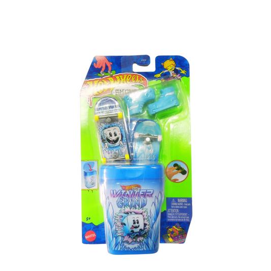 Hot Wheels Skate Fingerboard Gum Container 2pack Icy Mint Winter Grind