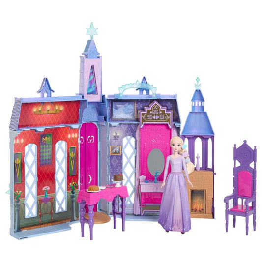 Disney Frozen Elsa's Arendelle Castle with Posable Elsa Fashion Doll and Accessories