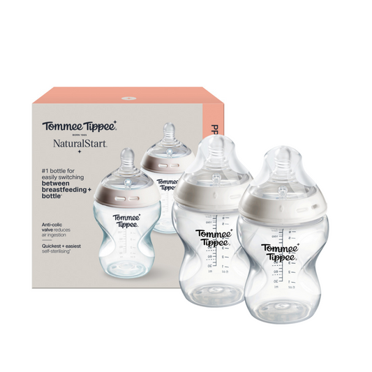Tommee Tippee Natural Start Anti-Colic 9 oz BPA Free Baby Bottles