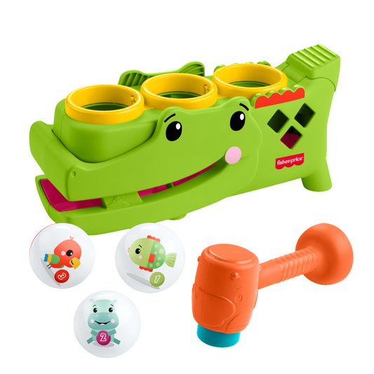 Fisher-Price Sit & Tap Rolligator, Pounding Activity Toy