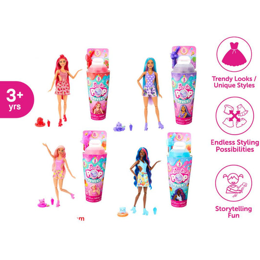 Barbie Pop Reveal Juicy Fruit Series Posable Dolls