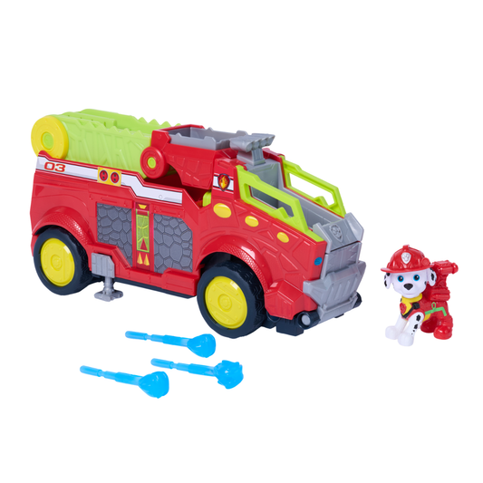 PAW Patrol Marshall Dino Rescue Responder Vehicle – Gear Up for Prehistoric Missions for Kids Ages 3 and Up