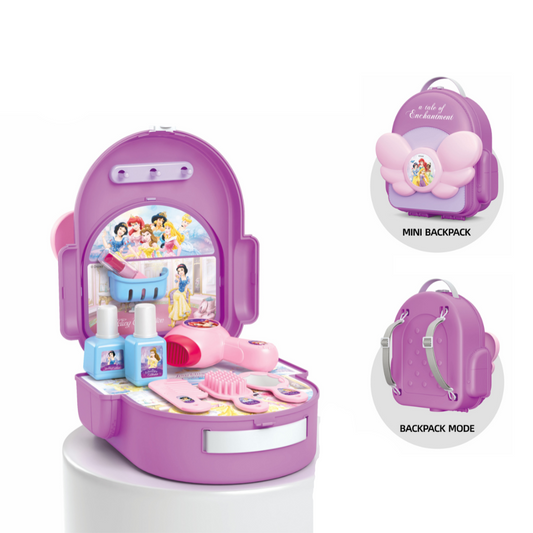 Disney Princess & Frozen 2-in-1 Mini Backpack Playset