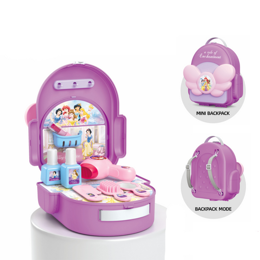 Disney Princess & Frozen 2-in-1 Mini Backpack Playset