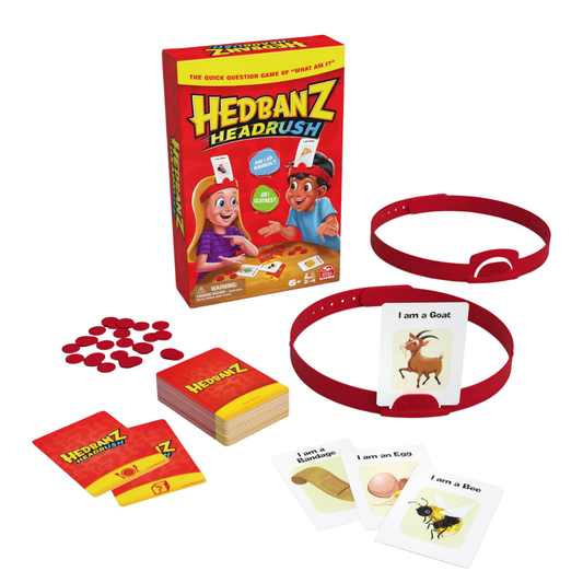 Hedbanz Headrush – The Fast-Paced Question Game of "What Am I"