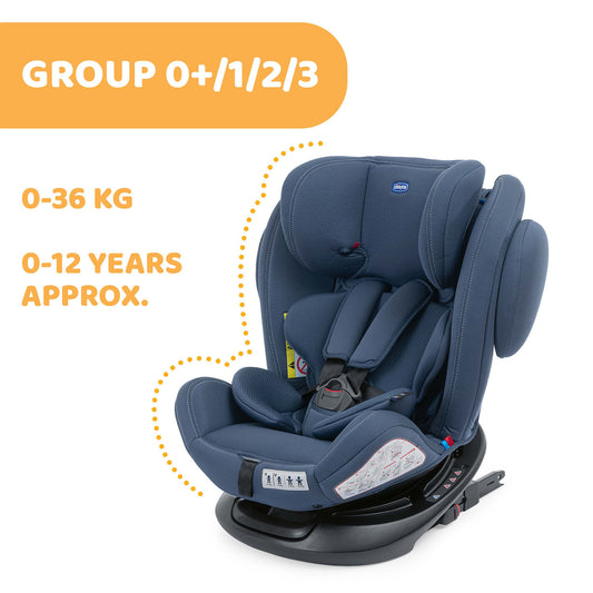 Chicco Unico Plus Baby Car Seat 0-36 kg ISOFIX Reclining Child Car Seat