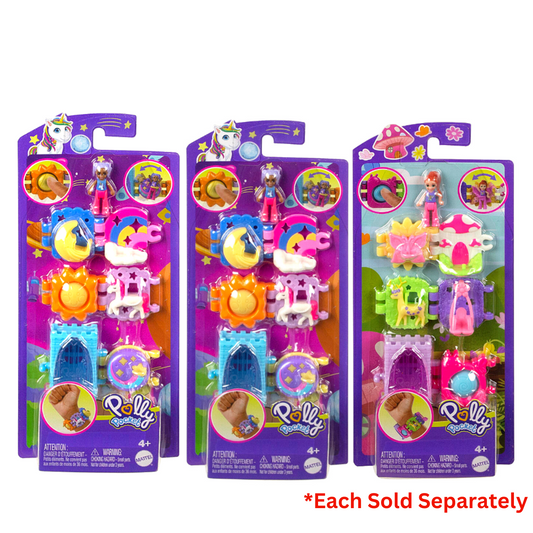 Polly Pocket Bracelet Panel with 1 Micro Doll